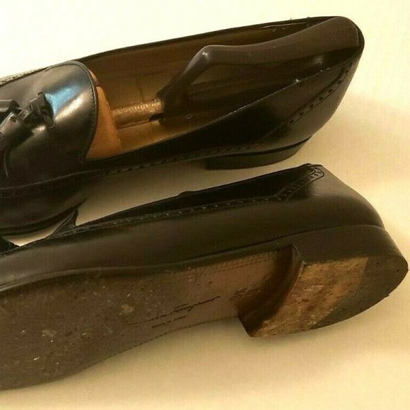 Ferragamo Studio Wing Tip Tassel Loafers 9.5D main image 8